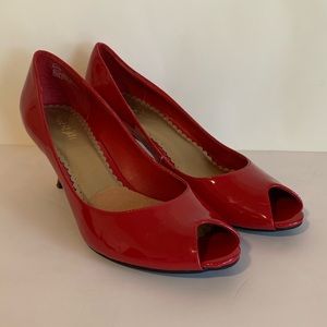 East5th Women’s Red Dress Shoes Heels Size 10M
